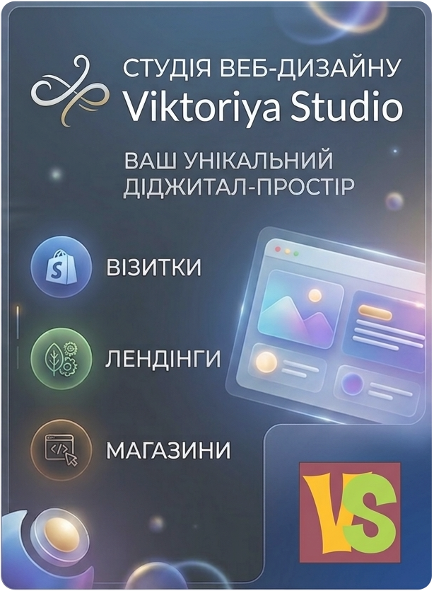 банер Вікторія Студіо