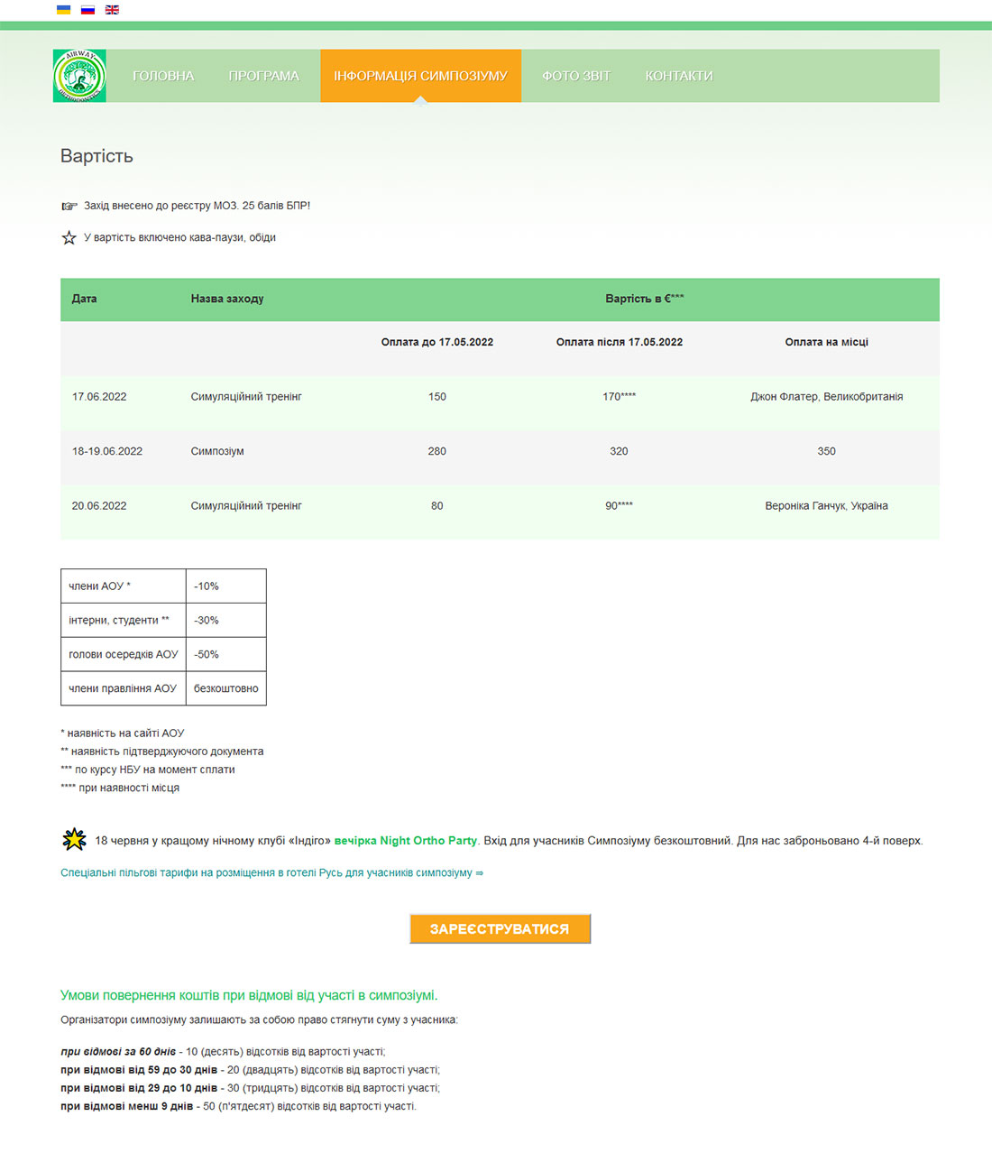 макет сторінки розробки сайту awo.com.ua
